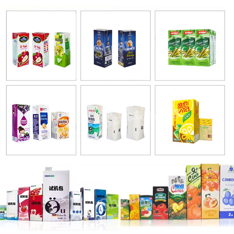 200ml Slim aseptic carton filling machine for nestar juice
