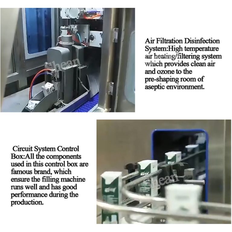 200ml Slim aseptic carton filling machine for nestar juice5