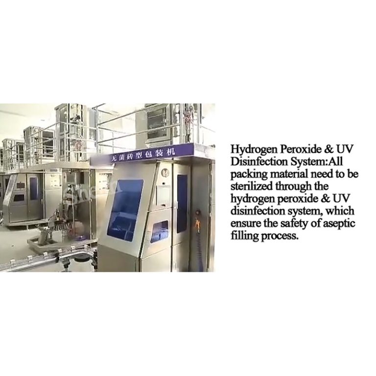 200ml Slim aseptic carton filling machine for nestar juice7