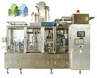Aseptic Gable Cartons Filling Packing Machine