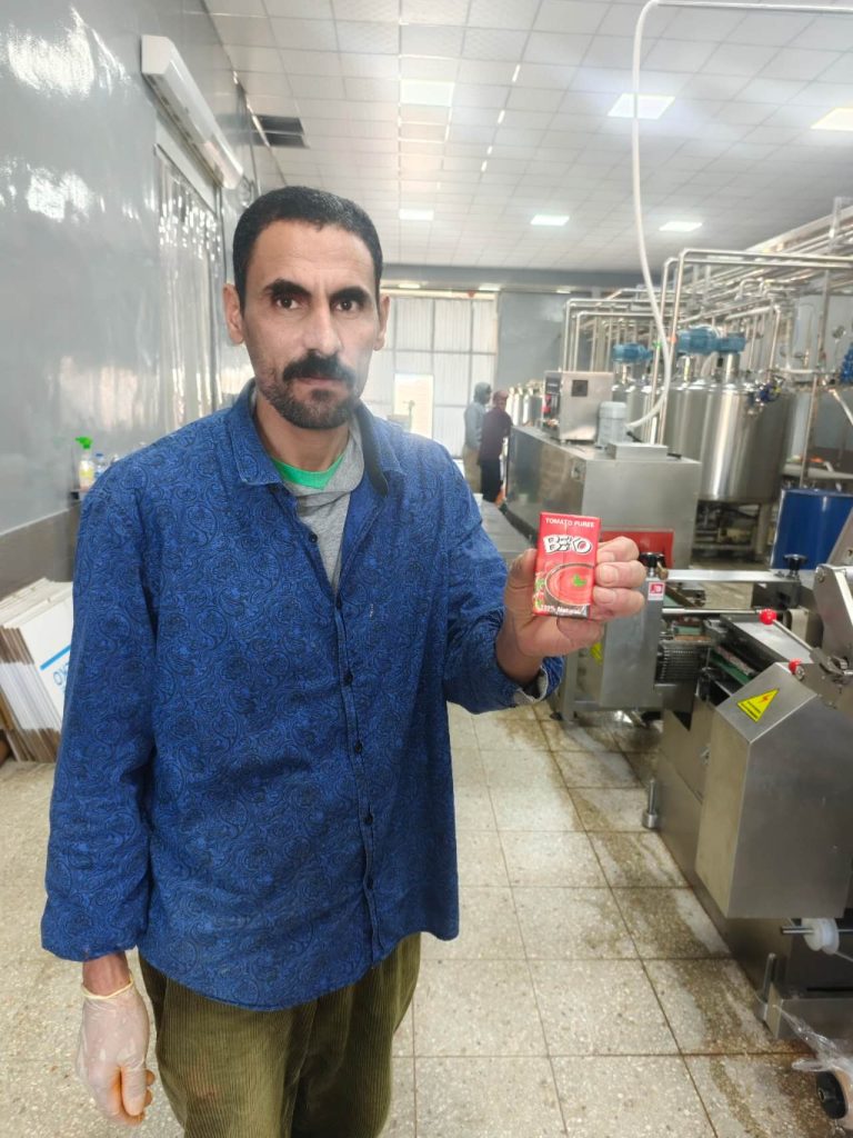 Tomato aseptic packaging machine based on 125ML in Jordan (3)